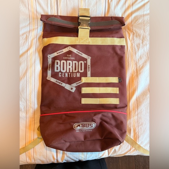 abus Other - ABUS Bordo Centium Edition Rolltop Backpack - Rare Cycling Bag